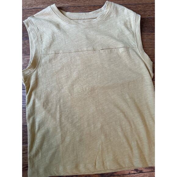 *NWT* Zara Yellow Sleeveless Shirt Size 6-7 - Picture 2 of 5
